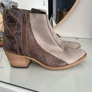 Felmini ankle boot leather like new made in Portugal